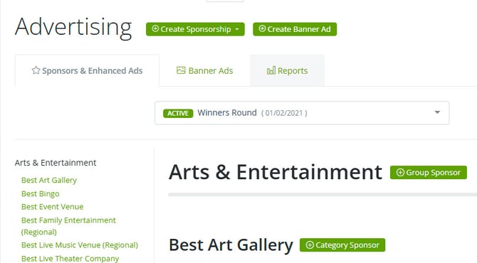 The Advertising Landing Page: click to expand