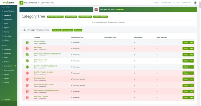 Categories: click to expand