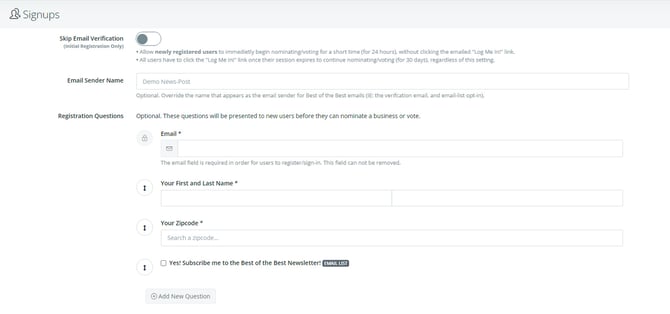 Signups: click to expand